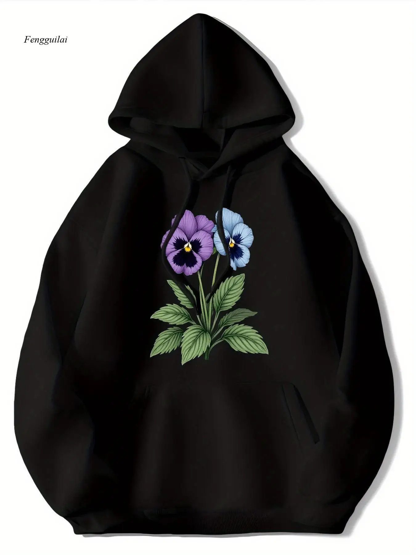 Толстовка с цветочным рисунком анютины — уютный мягкий пуловер с капюшоном, длинный рукав, всесезонная повседневная одежда
Толстовка с цветочным рисунком анютины — уютный мягкий пуловер с капюшоном, длинный рукав, всесезонная повседневная одежда