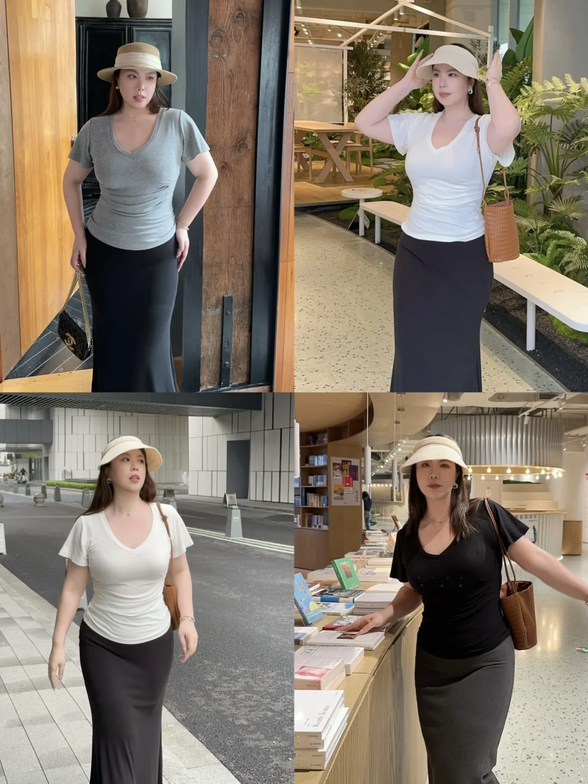 Commuter Versatile Basic Short Sleeve V-Neck Slimming T-Shirt Korean Style Large Size Fashionable Spring Cotton Women's Top
Commuter Versatile Basic Short Sleeve V-Neck Slimming T-Shirt Korean Style Large Size Fashionable Spring Cotton Women's Top