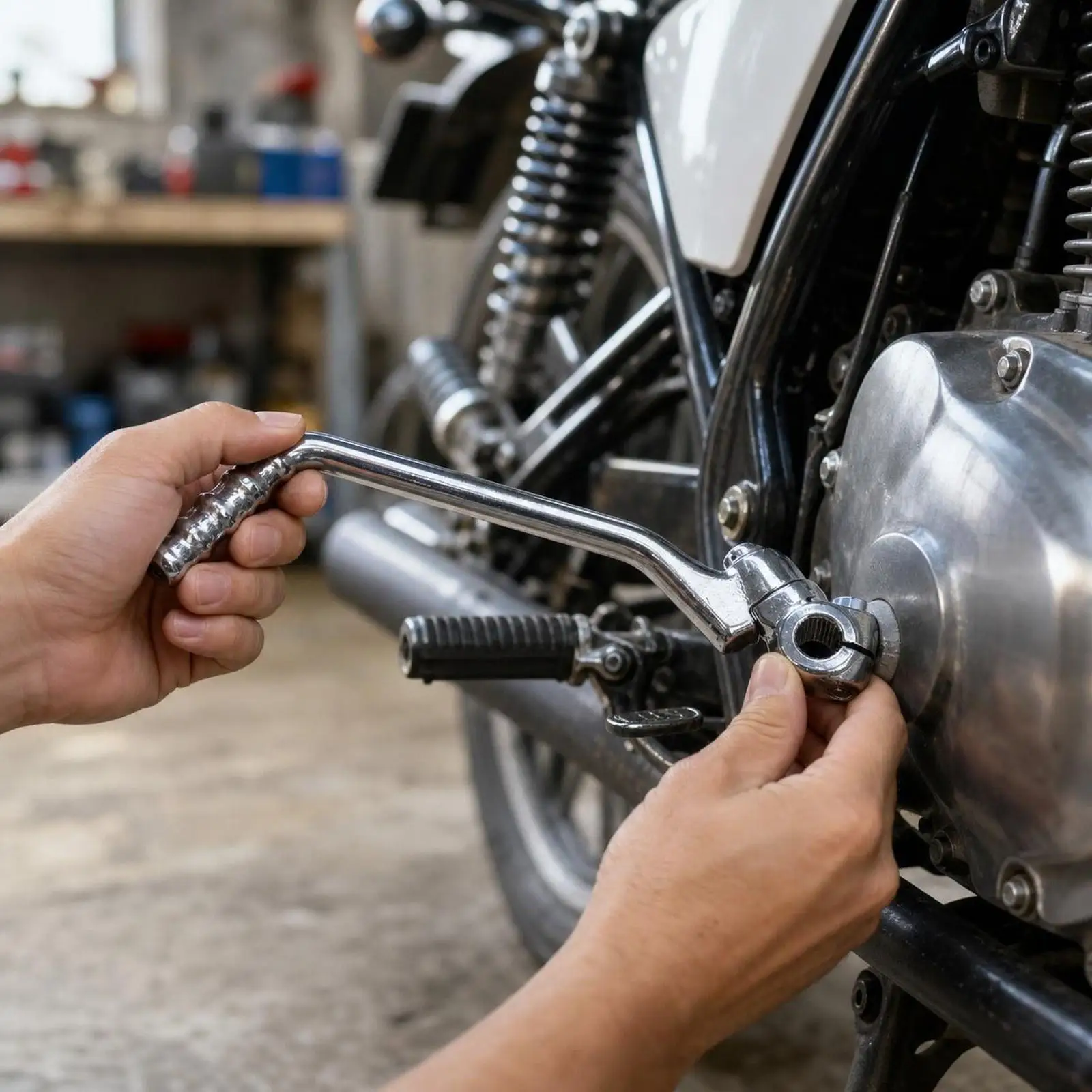 Kick Start Starter Lever, High Performance Gear Shifter Lever Direct Replace Motorcycle Pedal Kick, for 140cc 160cc 150cc
Kick Start Starter Lever, High Performance Gear Shifter Lever Direct Replace Motorcycle Pedal Kick, for 140cc 160cc 150cc