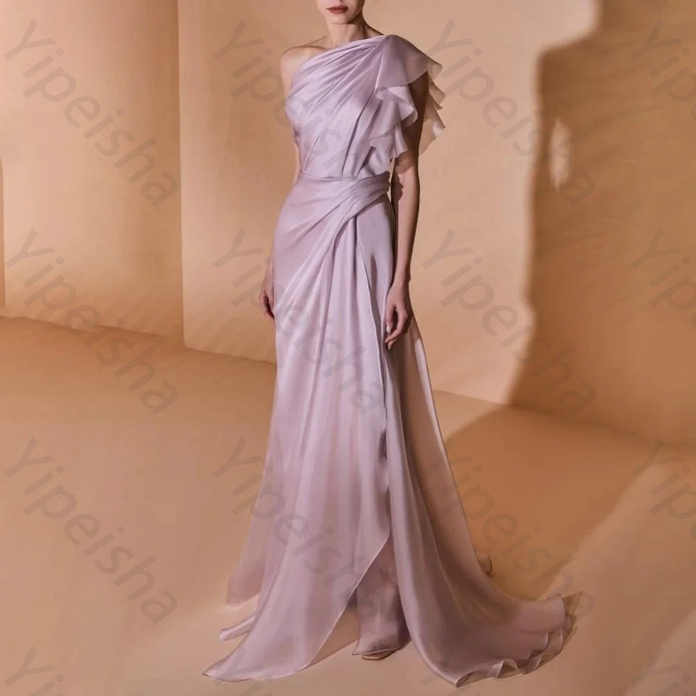Customized One Shoulder Pleat Tulle Sleeveless Evening Dresses Elegant Floor-Length Dress Exquisite High Quality Prom Party Gown
Customized One Shoulder Pleat Tulle Sleeveless Evening Dresses Elegant Floor-Length Dress Exquisite High Quality Prom Party Gown