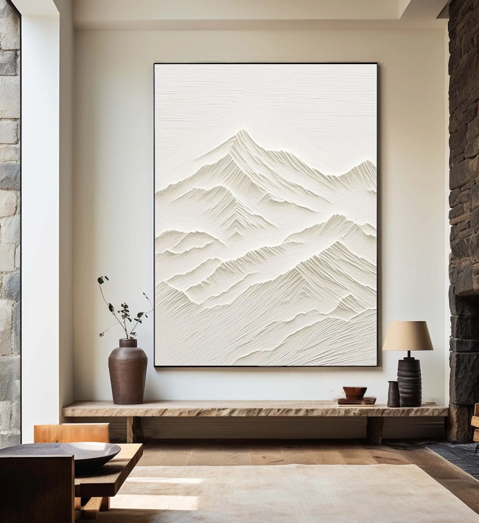 Large White 3D Textured Painting White Abstract Wall Painting Minimalist Wall Art White Painting on Canvas Neutral Wall Decor
Large White 3D Textured Painting White Abstract Wall Painting Minimalist Wall Art White Painting on Canvas Neutral Wall Decor