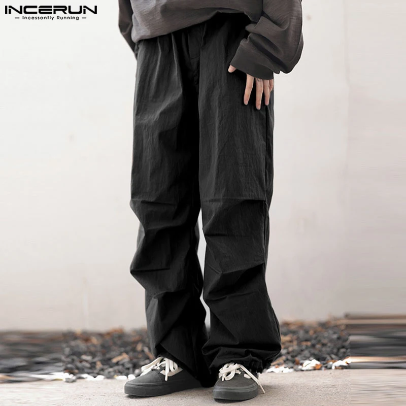 INCERUN 2024 Korean Style Stylish Mens Trousers Drawstring Pleated Caogo Pants Male Leisure Streetwear Male Solid Camiseta S-5XL
INCERUN 2024 Korean Style Stylish Mens Trousers Drawstring Pleated Caogo Pants Male Leisure Streetwear Male Solid Camiseta S-5XL