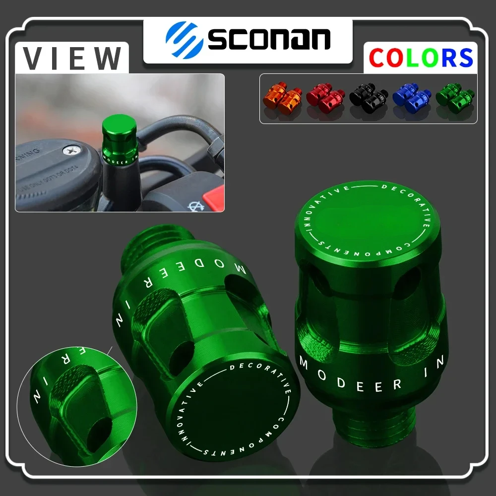 For HONDA CBR1000RR CBR 1000RR cbr 1000 rr Motorcycle high quality CNC Aluminum Mirror Hole PlugsBolt M10*1.25 Accessories
For HONDA CBR1000RR CBR 1000RR cbr 1000 rr Motorcycle high quality CNC Aluminum Mirror Hole PlugsBolt M10*1.25 Accessories
