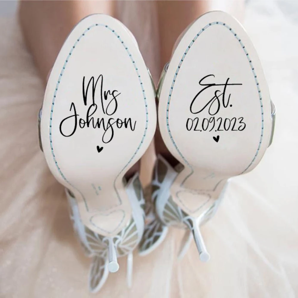 Personalized Wedding Shoe Decals Decor Princess Silhouette Vinyl Sticker Accessories Shoes Decoration Lovely Sticker
Personalized Wedding Shoe Decals Decor Princess Silhouette Vinyl Sticker Accessories Shoes Decoration Lovely Sticker