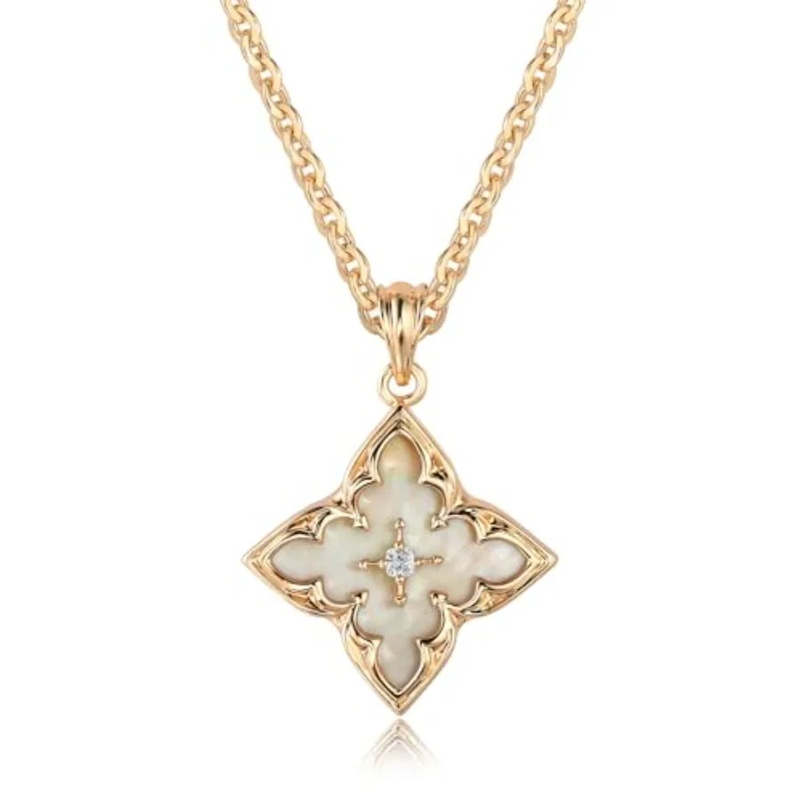 Fettero Clover Necklace for Women Dainty 14K Plated CZ Pendant Necklace Adjustable Chain Choker Charm Colorful Clover Pendant L
Fettero Clover Necklace for Women Dainty 14K Plated CZ Pendant Necklace Adjustable Chain Choker Charm Colorful Clover Pendant L