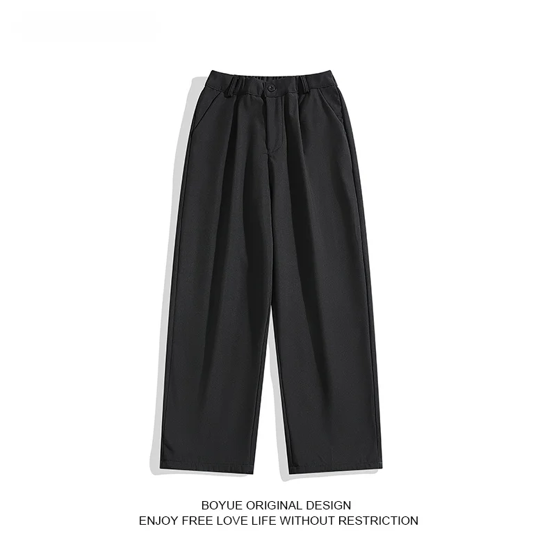 Boyue Men's Casual Straight Leg Pants f Elastic Waist Drapey Lightweight Spring Autumn Long Trousers Retro Hong Kong Sle
Boyue Men's Casual Straight Leg Pants f Elastic Waist Drapey Lightweight Spring Autumn Long Trousers Retro Hong Kong Sle