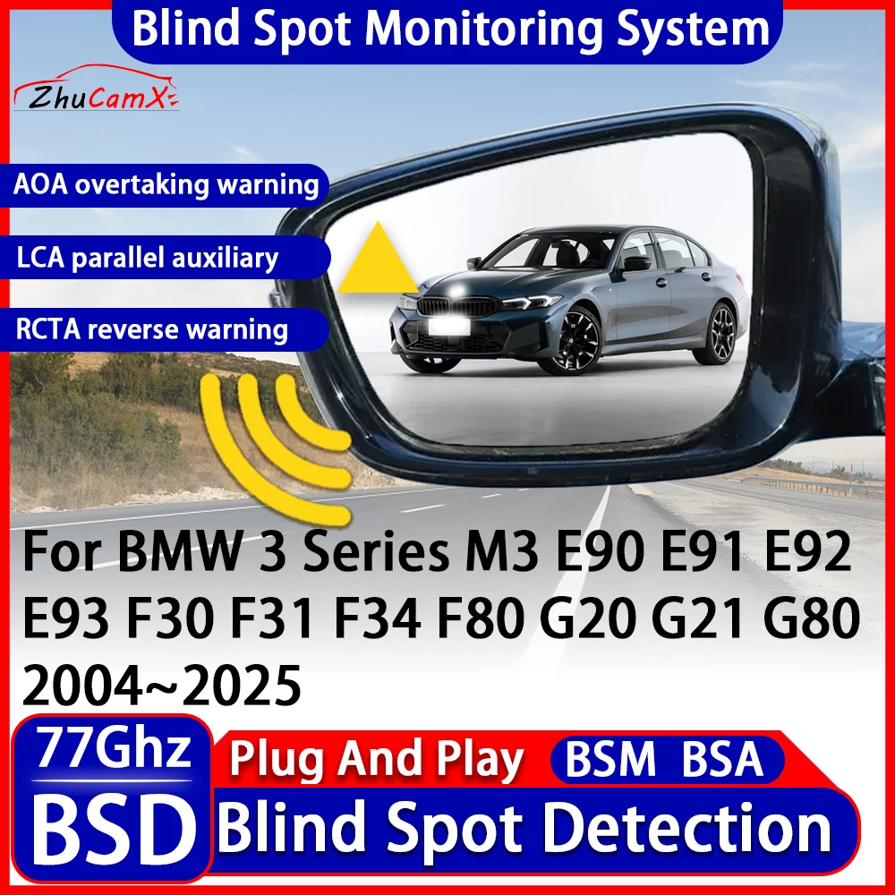 Blind Spot Detection Monitoring Warning System Lane Assistance For BMW 3 Series M3 E90 E91 E92 E93 F30 F31 F34 F80 G20 G21 G80
Blind Spot Detection Monitoring Warning System Lane Assistance For BMW 3 Series M3 E90 E91 E92 E93 F30 F31 F34 F80 G20 G21 G80