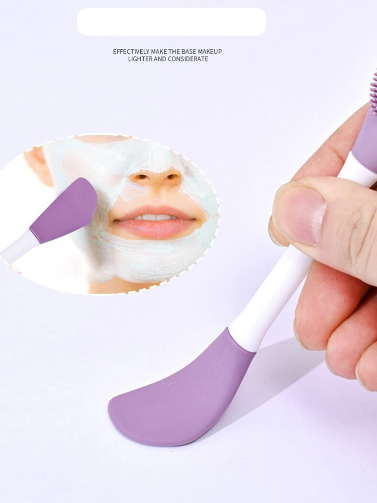 Double-head mask brush silica gel face brush mud film special scraper smear brush cleaning tool two
Double-head mask brush silica gel face brush mud film special scraper smear brush cleaning tool two