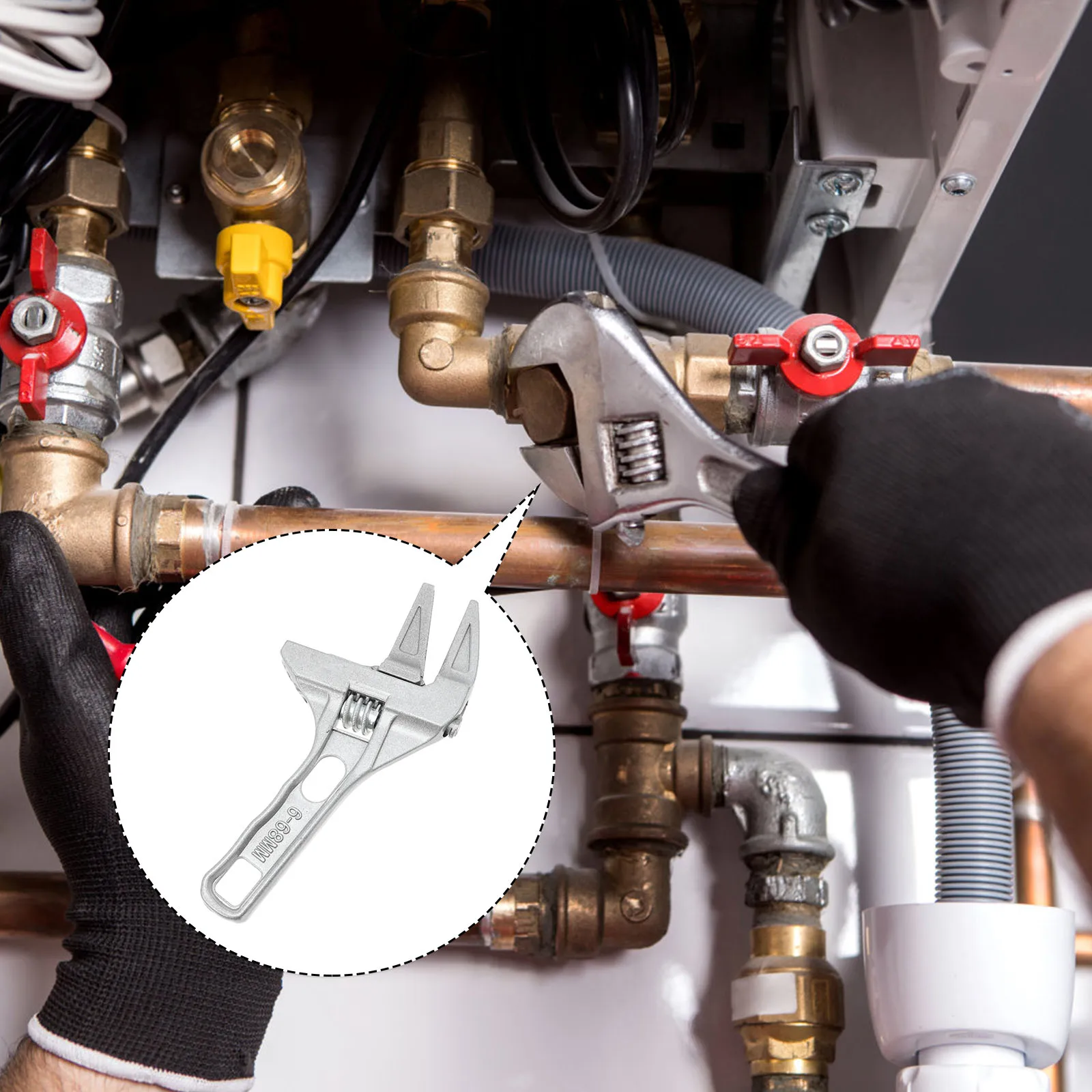 Aluminum Alloy Short Handle Wrench Large Opening Adjustable Spanner For Bathroom Faucets Pipes Valves Sewer Shower Monkey
Aluminum Alloy Short Handle Wrench Large Opening Adjustable Spanner For Bathroom Faucets Pipes Valves Sewer Shower Monkey