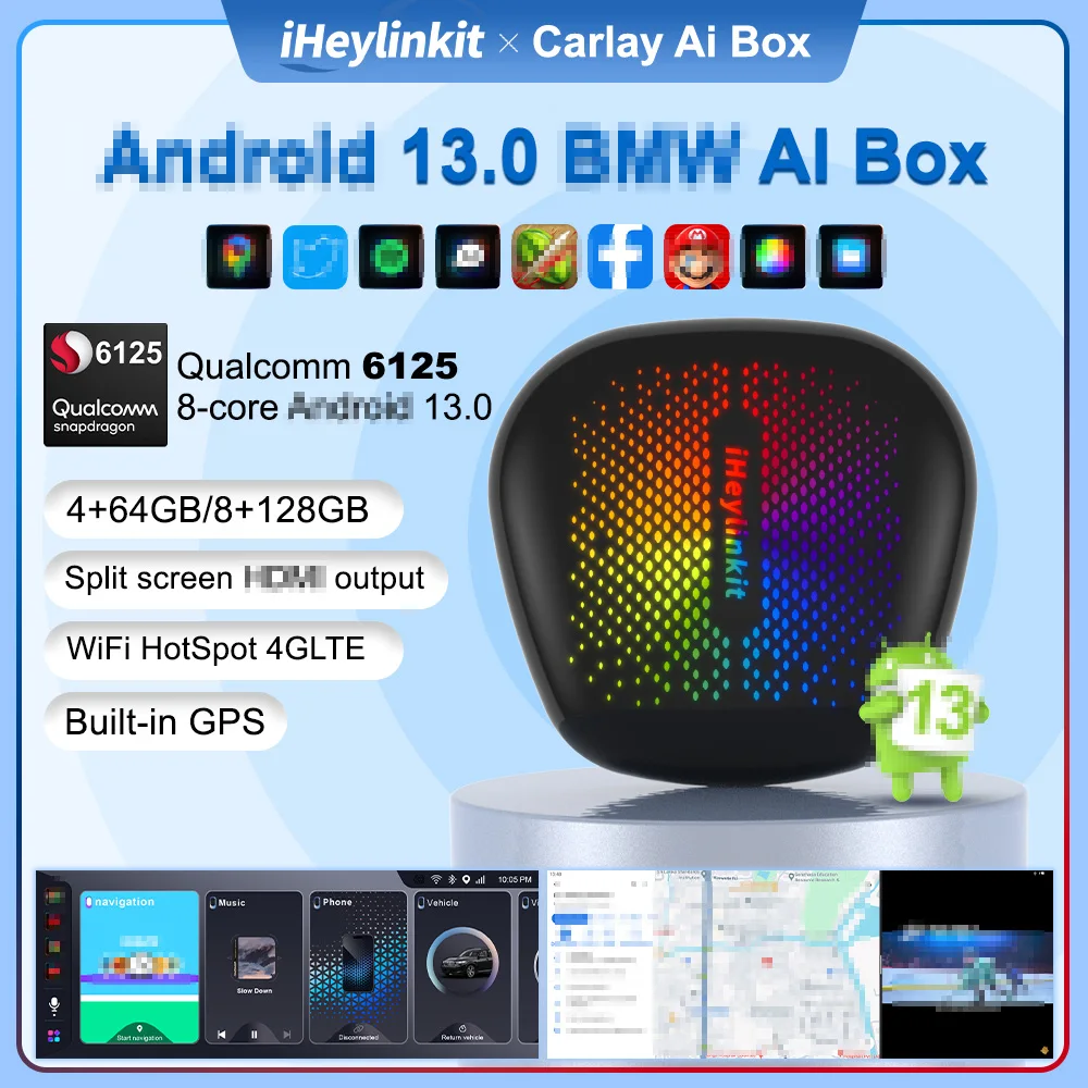 Беспроводной адаптер CarPlay и Android Auto Mini AI Box для 98% автомобилей онлайн-телевизор Car Play Per Auto Youtube Netflix Google Play
Беспроводной адаптер CarPlay и Android Auto Mini AI Box для 98% автомобилей онлайн-телевизор Car Play Per Auto Youtube Netflix Google Play