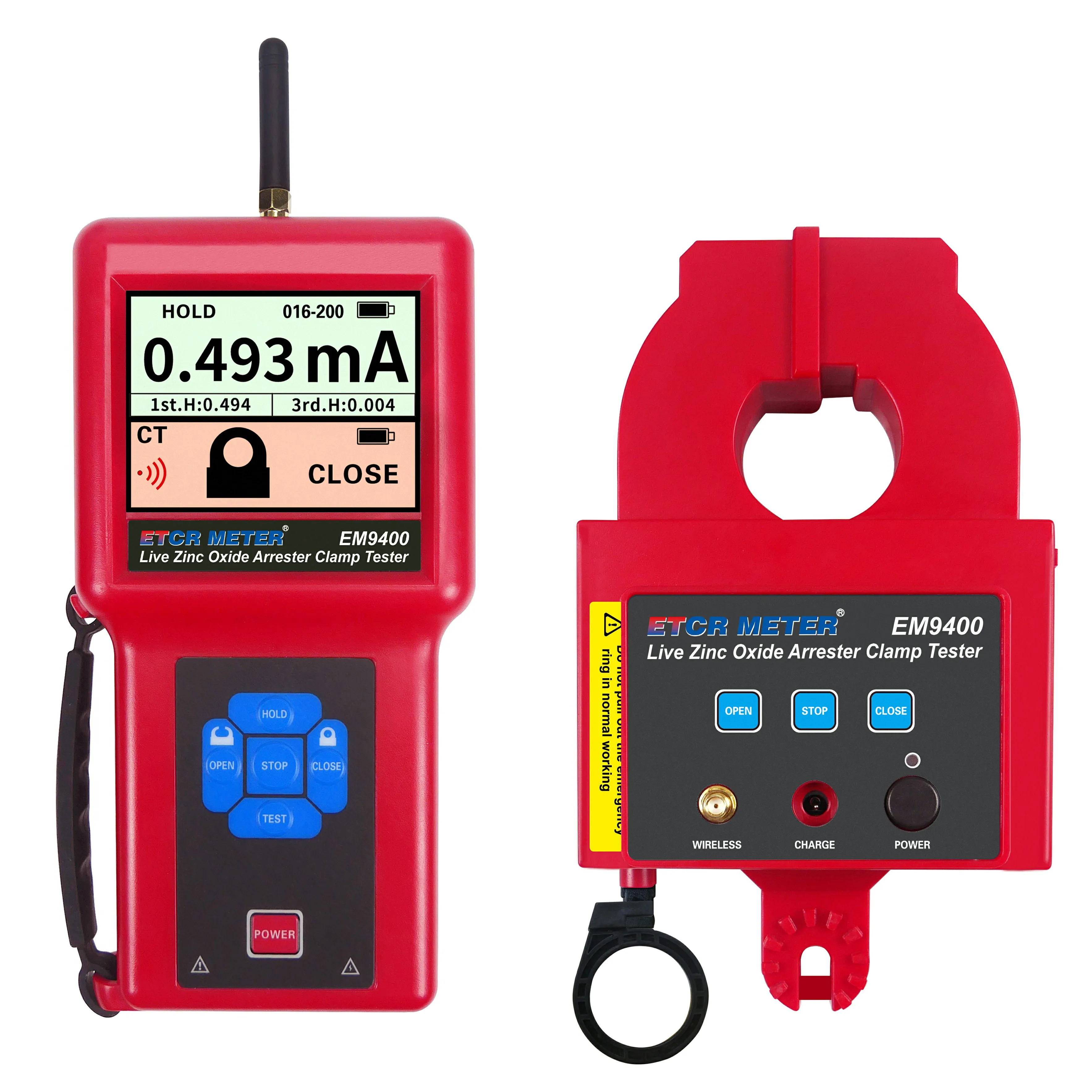 X ETCR EM9400 Electrotechnical Instruments With Wireless Communication Live Zinc Oxide Arrester Leakage Current Tester
X ETCR EM9400 Electrotechnical Instruments With Wireless Communication Live Zinc Oxide Arrester Leakage Current Tester