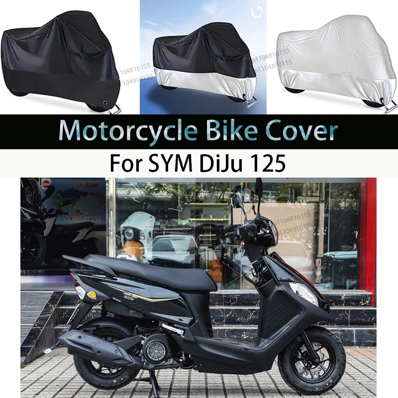 For SYM DiJu 125 Motorcycle Cover Moto Rain Cover Waterproof Dustproof UV Cover Coat Indoor Outdoor Motorbike Scooter Cover
For SYM DiJu 125 Motorcycle Cover Moto Rain Cover Waterproof Dustproof UV Cover Coat Indoor Outdoor Motorbike Scooter Cover