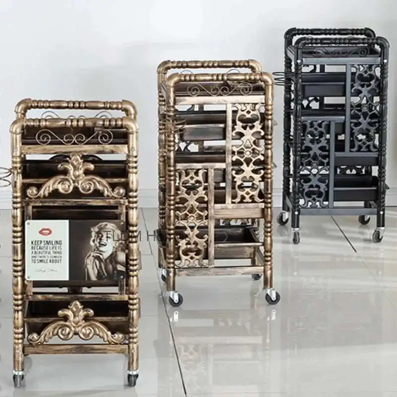 Commercial Furniture Hair Salon Trolley Fashion Hairdressing Multi-layer Tool Cart Barber Shop Multi-functional Storage Rack G
Commercial Furniture Hair Salon Trolley Fashion Hairdressing Multi-layer Tool Cart Barber Shop Multi-functional Storage Rack G