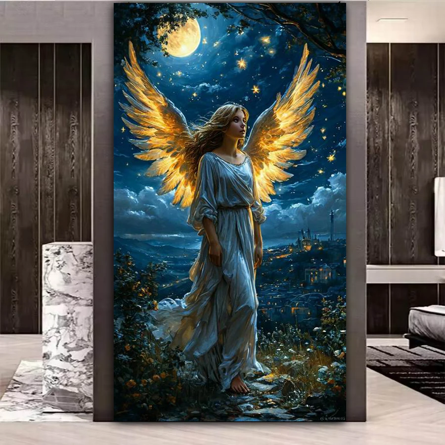 Fullcang Diy Large Diamond Painting New 2025 Guardian Angel Full Square Round Drill Mosaic Embroidery Picture Size 100x200cm
Fullcang Diy Large Diamond Painting New 2025 Guardian Angel Full Square Round Drill Mosaic Embroidery Picture Size 100x200cm