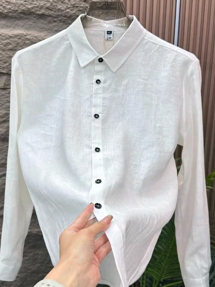 New Men's Long Sve irt Premium Casual Faion Spring Autumn Sli Ele Trendy Cool Fit Youthful No Ironing Required
New Men's Long Sve irt Premium Casual Faion Spring Autumn Sli Ele Trendy Cool Fit Youthful No Ironing Required