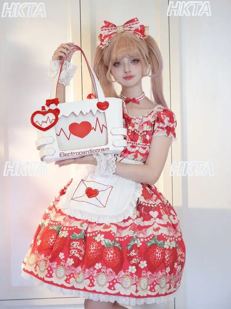 2025 милая Лолита, большая вместительная сумка через плечо, осень-зима, кавайная модная сумка с бантом и вышивкой, универсальные женские рюкзаки
2025 милая Лолита, большая вместительная сумка через плечо, осень-зима, кавайная модная сумка с бантом и вышивкой, универсальные женские рюкзаки