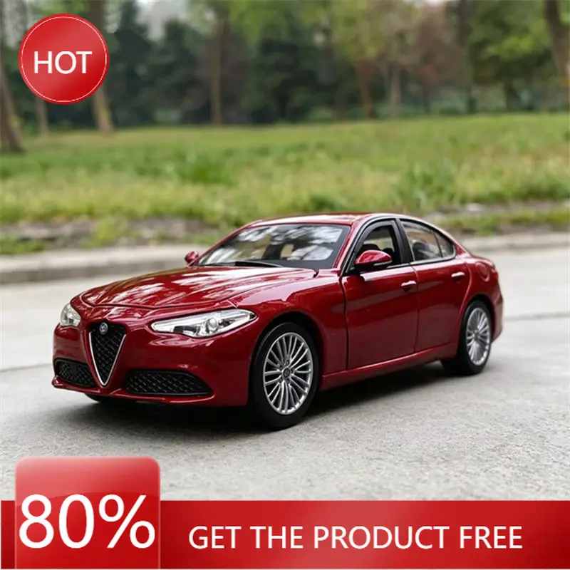 Hub Caps Bburago 1:24 Alfa Romeo Giulia Coupe Alloy Sports Car Model Diecast Metal Luxy Vehicle Car Model High Simulation Collec
Hub Caps Bburago 1:24 Alfa Romeo Giulia Coupe Alloy Sports Car Model Diecast Metal Luxy Vehicle Car Model High Simulation Collec