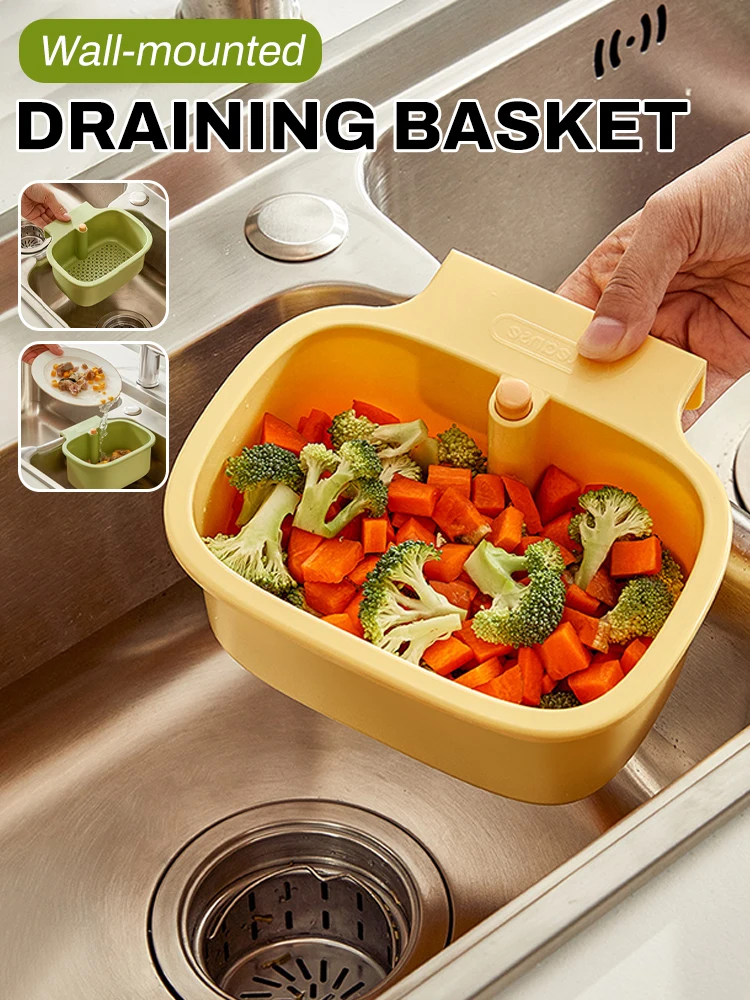 Корзина для слива кухонной раковины, улучшенная подвесная сливная корзина для раковины большой емкости, сливная полка для бытовой кухни, разделение раковины
Корзина для слива кухонной раковины, улучшенная подвесная сливная корзина для раковины большой емкости, сливная полка для бытовой кухни, разделение раковины