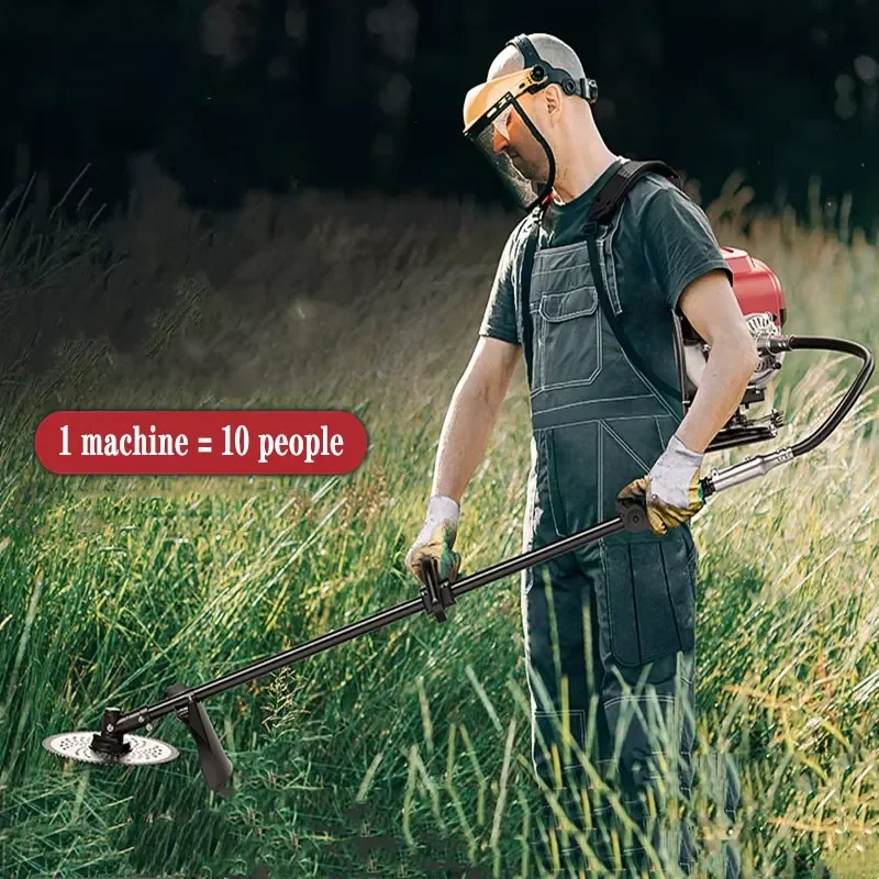 German Multi-functional Backpack Engine Portable Lawnmower for Home Use
German Multi-functional Backpack Engine Portable Lawnmower for Home Use