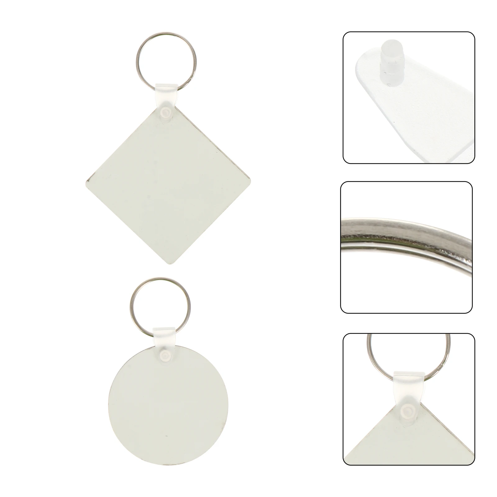 24 Pcs Heat Transfer Keychain Blank Pendant Sublimation Lightweight Durable DIY Decor Key Ring Chain Accessories
24 Pcs Heat Transfer Keychain Blank Pendant Sublimation Lightweight Durable DIY Decor Key Ring Chain Accessories