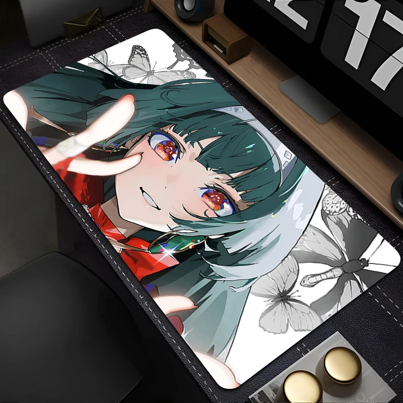 Mouse Pad Office Laptop Black And White Butterfly Mousepad PC Zenless Zone Zero Anime Keyboard Pad Astra Yao Sexy Girl Desk Mat
Mouse Pad Office Laptop Black And White Butterfly Mousepad PC Zenless Zone Zero Anime Keyboard Pad Astra Yao Sexy Girl Desk Mat
