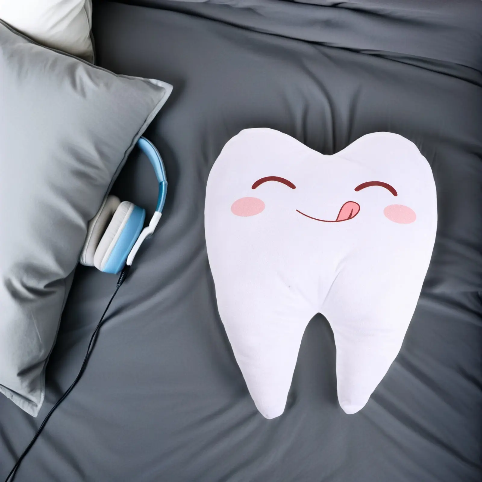 12 Inch Cartoon Tooth Pillow Cute Smile Face Soft Throw Pillow for Kids Lost Teeth Keepsake Dental Office Decorative Accent
12 Inch Cartoon Tooth Pillow Cute Smile Face Soft Throw Pillow for Kids Lost Teeth Keepsake Dental Office Decorative Accent