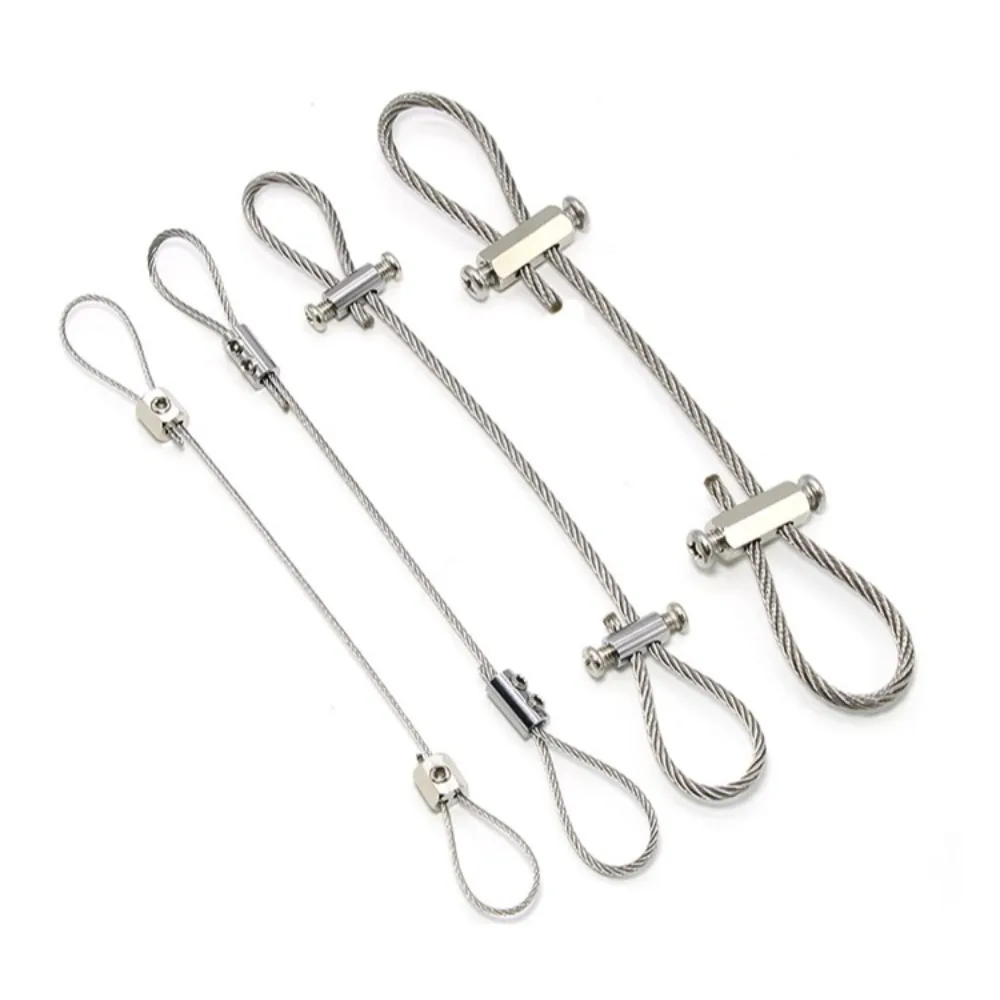 Wire rope locker 304 stainless steel wire rope hanging code hanging picture tag safety hook buckle lock lanyard 
Wire rope locker 304 stainless steel wire rope hanging code hanging picture tag safety hook buckle lock lanyard