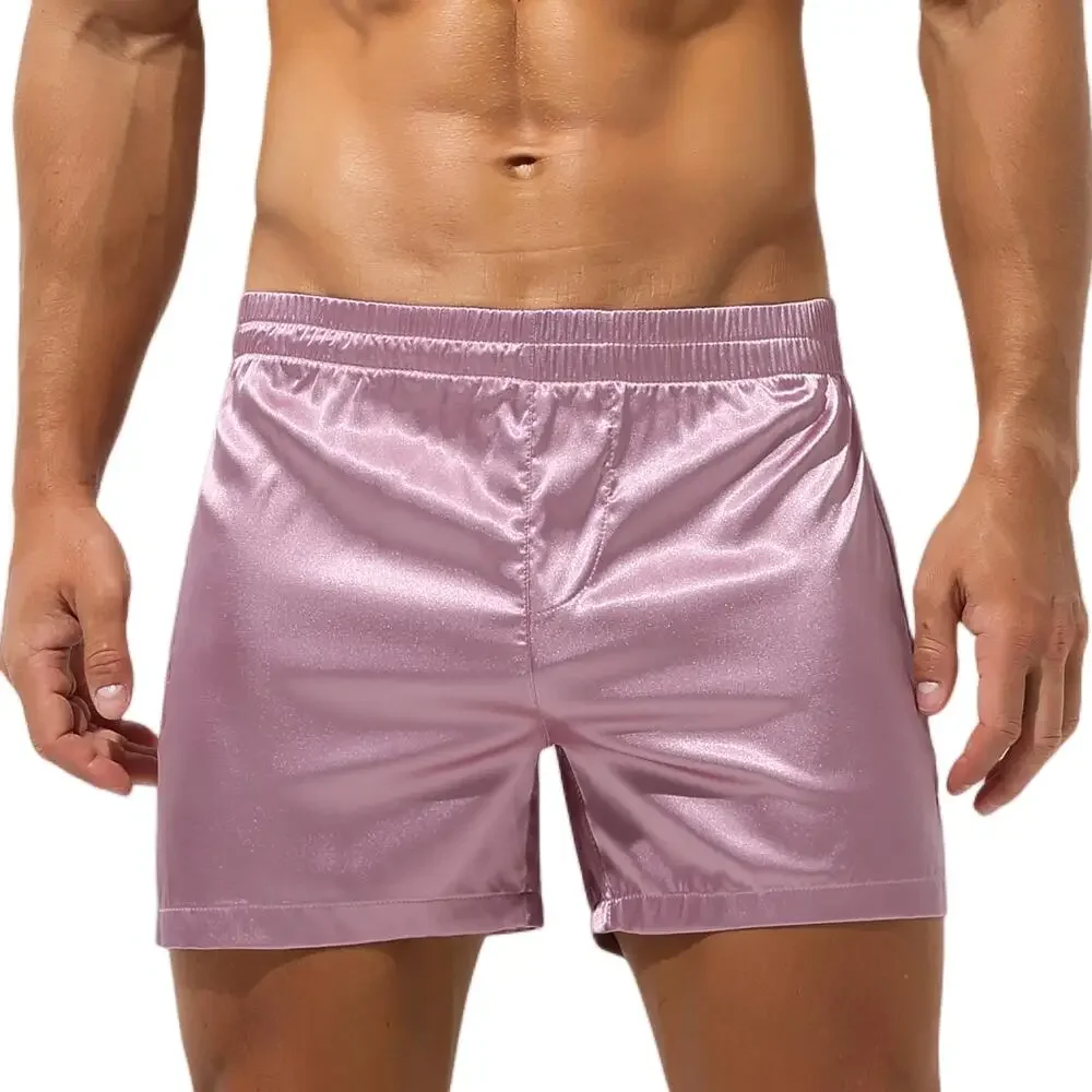 Сексуальные штаны для сна, мужские пижамные шорты, мягкие шелковистые боксеры, шорты, домашнее нижнее белье, мужские шорты для отдыха, одинарные трусики, мужская одежда для сна 
Сексуальные штаны для сна, мужские пижамные шорты, мягкие шелковистые боксеры, шорты, домашнее нижнее белье, мужские шорты для отдыха, одинарные трусики, мужская одежда для сна