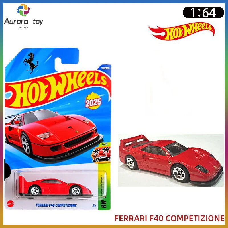 2025 Новый автомобиль Hot Wheels Ferrari F40, модель автомобиля 1/64, имитация сплава, модель автомобиля, украшение на заказ, Коллекционная игрушка на день рождения, подарок
2025 Новый автомобиль Hot Wheels Ferrari F40, модель автомобиля 1/64, имитация сплава, модель автомобиля, украшение на заказ, Коллекционная игрушка на день рождения, подарок