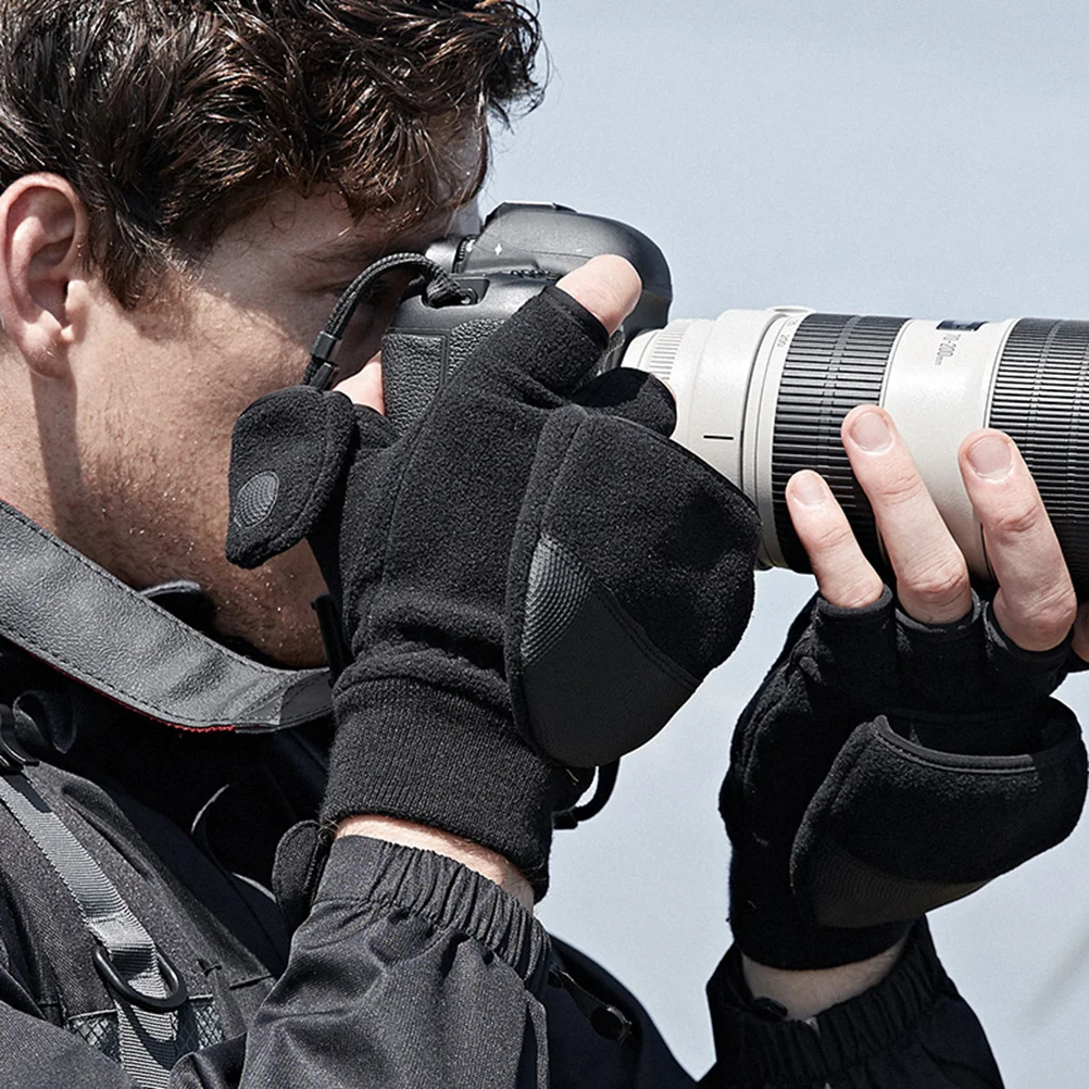 1 Pair Warm Anti-Slip Riding Gloves Thickened Durable Cotton Gloves For Men Women Outdoor Driving Winter Sports Black L 
1 Pair Warm Anti-Slip Riding Gloves Thickened Durable Cotton Gloves For Men Women Outdoor Driving Winter Sports Black L