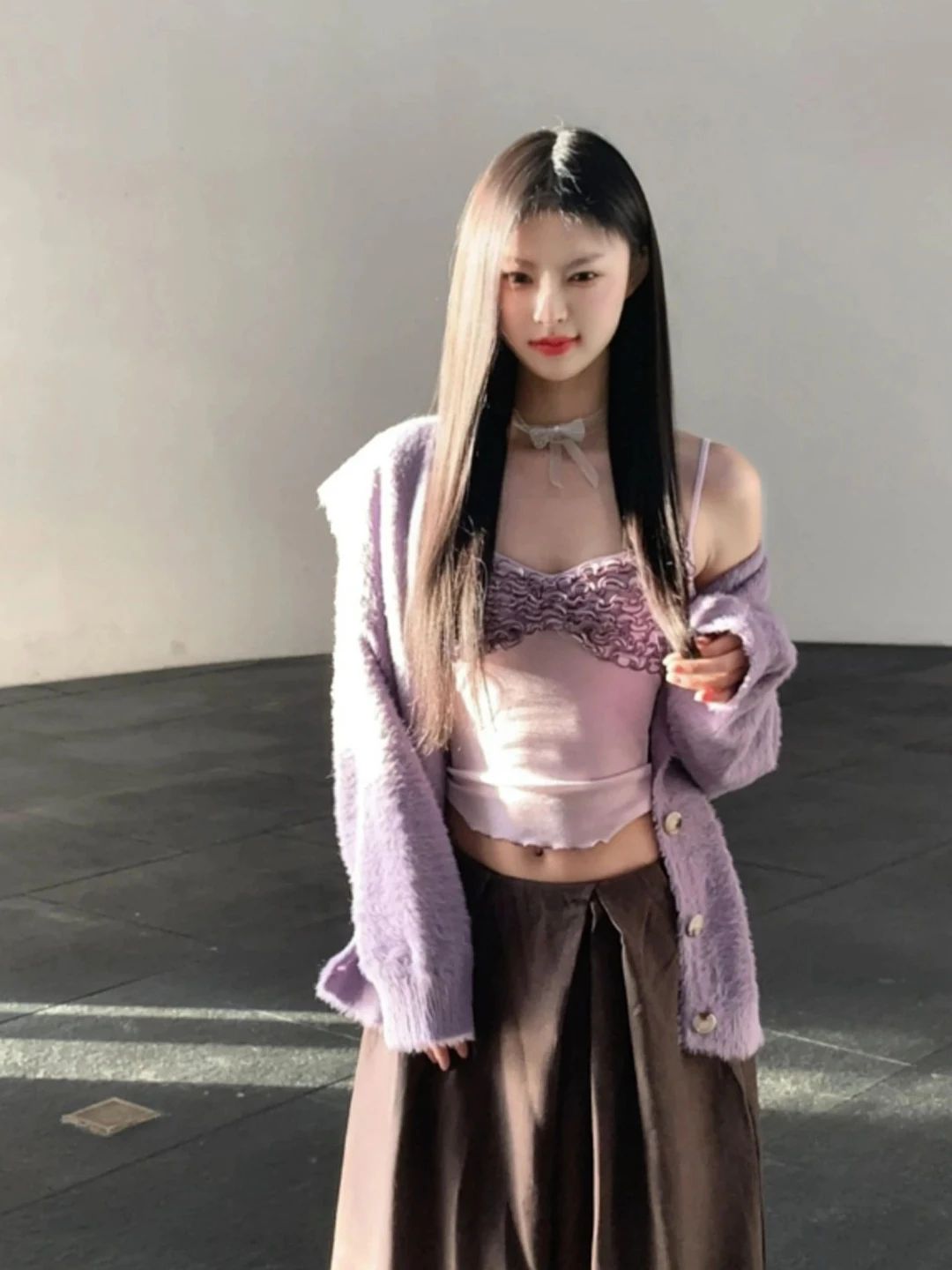 Spring 2026 Women's Comfortable Style Sweater Coat Set Cute Strap Two-Piece Outfit Youthful OOTD Casual High Waist Cotton
Spring 2026 Women's Comfortable Style Sweater Coat Set Cute Strap Two-Piece Outfit Youthful OOTD Casual High Waist Cotton