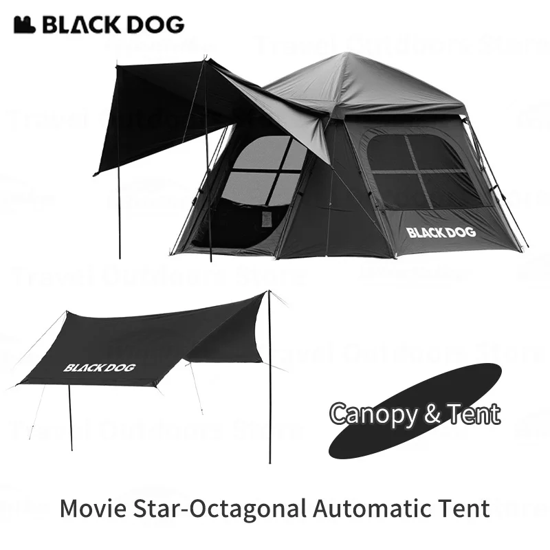 Naturehike Blackdog Outdoor Camping Tent Automatic Canopy Tent Awning Sunproof Sunscreen Rainproof Sun Shelter Camping Supplies
Naturehike Blackdog Outdoor Camping Tent Automatic Canopy Tent Awning Sunproof Sunscreen Rainproof Sun Shelter Camping Supplies