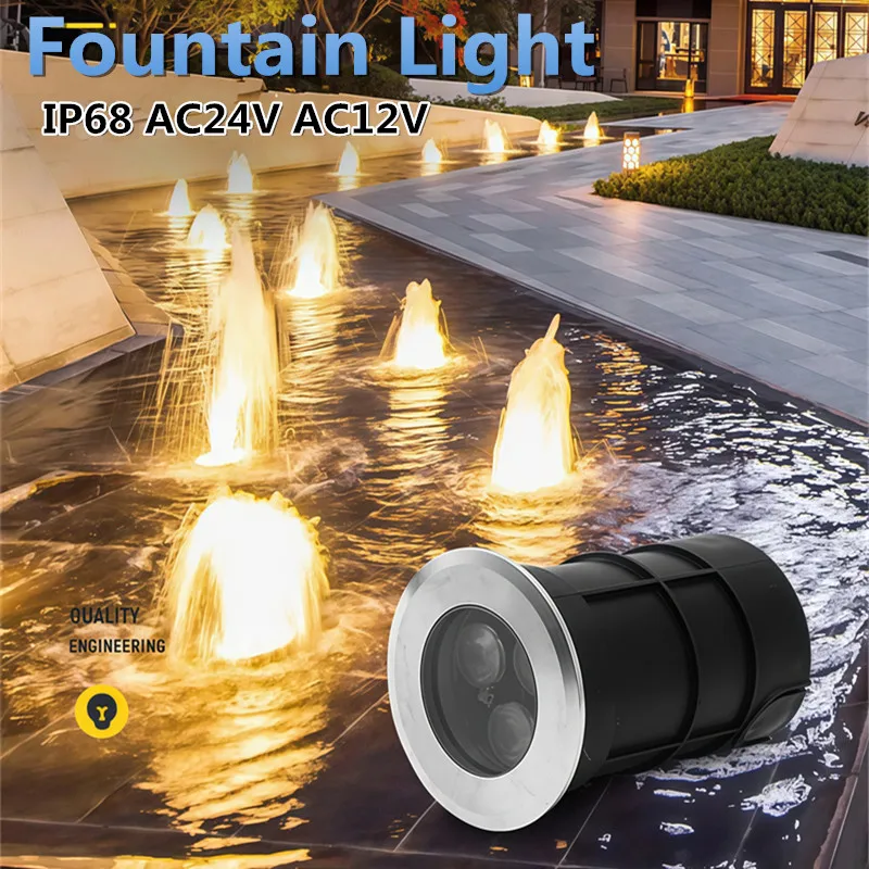 Mini Spotlight IP68 LED Outdoor Underwater Lights Garden Water Feature Landscape Lighting AC12V 24V Fountain Light Pool Lamp
Mini Spotlight IP68 LED Outdoor Underwater Lights Garden Water Feature Landscape Lighting AC12V 24V Fountain Light Pool Lamp