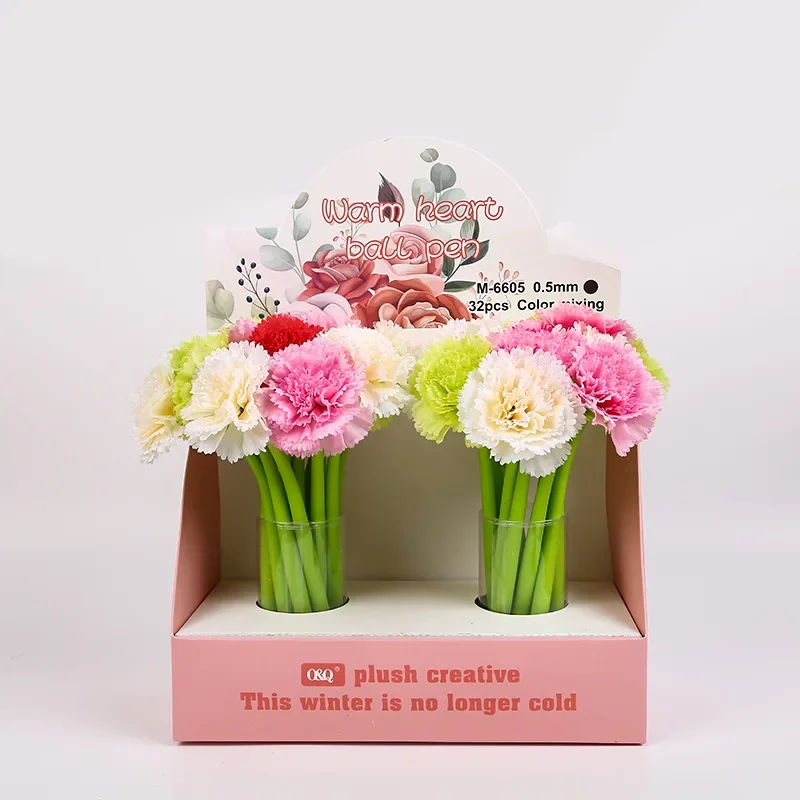 16pcs creative silicone modeling mother holiday gift rose gel pen 0.5mm black signature test water-based pen
16pcs creative silicone modeling mother holiday gift rose gel pen 0.5mm black signature test water-based pen