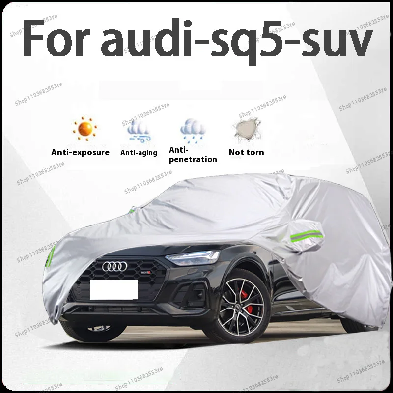 For Audi SQ5 Fit Car Cover Waterproof Dustproof Sunshade (UV) Snowproof Silve Full Cover with All-Day Protection
For Audi SQ5 Fit Car Cover Waterproof Dustproof Sunshade (UV) Snowproof Silve Full Cover with All-Day Protection