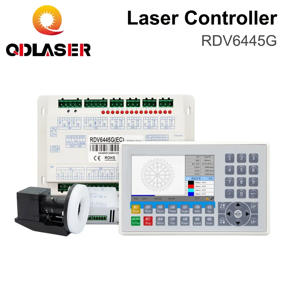 QDLASER Ruida RDV6445G+CCD Camera Co2 laser controller system for Co2 Laser Cutting and Engraving Machine
QDLASER Ruida RDV6445G+CCD Camera Co2 laser controller system for Co2 Laser Cutting and Engraving Machine