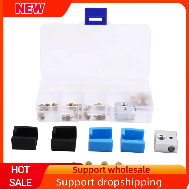 Превосходный комплект обновления 3D-принтера, нагревательный блок, силиконовый рукав, полный набор аксессуаров MK8 Kit
Превосходный комплект обновления 3D-принтера, нагревательный блок, силиконовый рукав, полный набор аксессуаров MK8 Kit