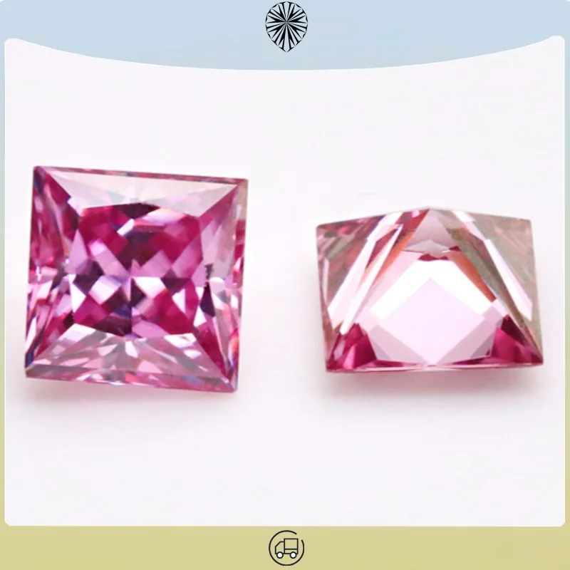 Moissanite Stone Princess Cut Pink Color Gemstone Lab Grown Diamond for Advanced Jewelry Making with GRA Certificate
Moissanite Stone Princess Cut Pink Color Gemstone Lab Grown Diamond for Advanced Jewelry Making with GRA Certificate