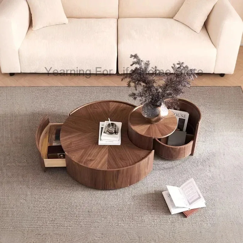Italian Vintage Coffee Table Luxury Premium Round Drawers Coffee Table Storage Modern Table Basse Design Living Room Furniture
Italian Vintage Coffee Table Luxury Premium Round Drawers Coffee Table Storage Modern Table Basse Design Living Room Furniture