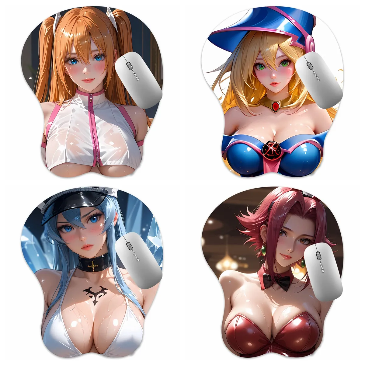 3D Mouse Pad Oppai Mousepad Arisa Amano / Dark Magician / Esdeath / Kallen Breast Gaming Wrist Rest Boobpad
3D Mouse Pad Oppai Mousepad Arisa Amano / Dark Magician / Esdeath / Kallen Breast Gaming Wrist Rest Boobpad