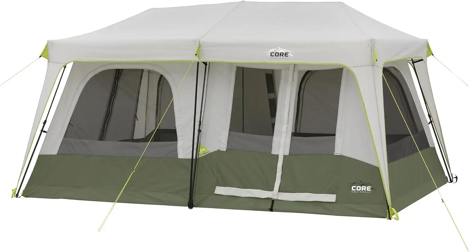 CORE Instant Cabin Tent | Multi Room Tent for Family | Large Pop Up Tent with Organization for Outdoor Camping Accessories
CORE Instant Cabin Tent | Multi Room Tent for Family | Large Pop Up Tent with Organization for Outdoor Camping Accessories