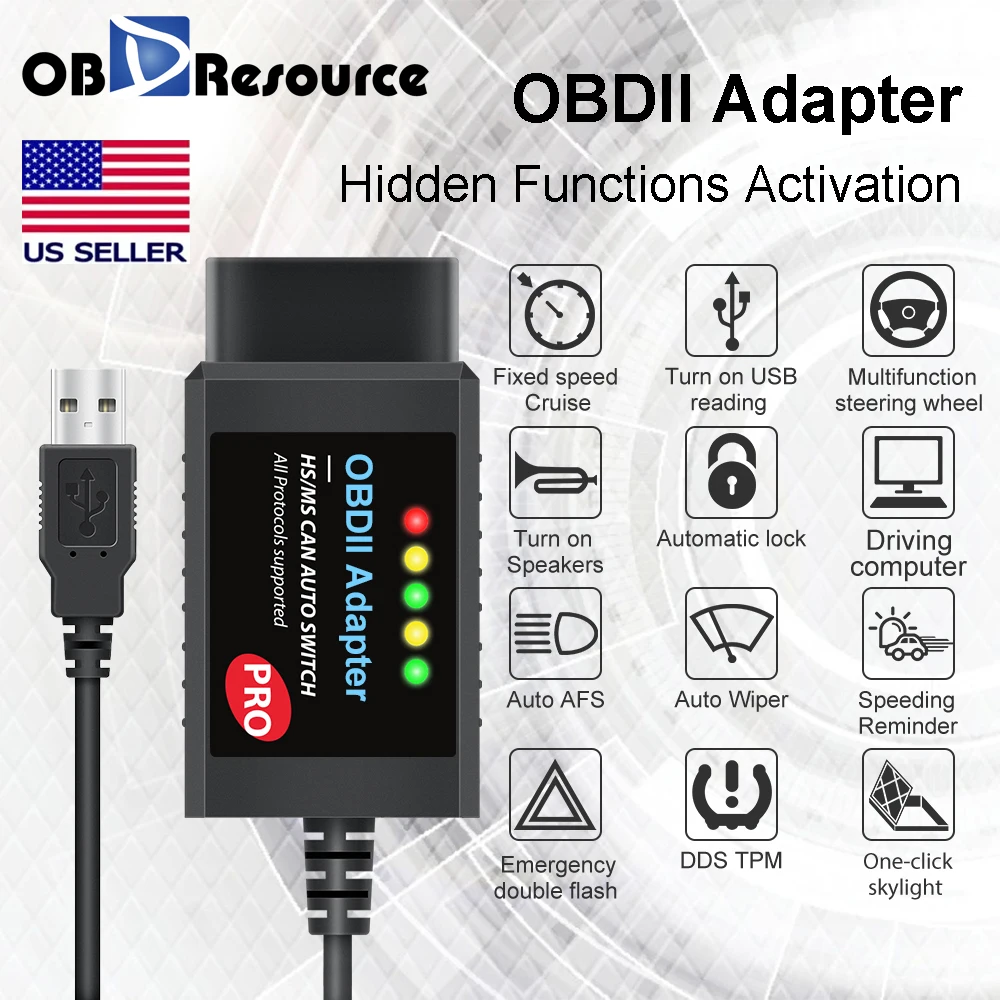 OBDResource FORScan Pro OBD2 ELM327 V1.5 Сканер PIC18F25K80 с переключателем HS/MS CAN для Ford Mazda Coding Car Diagnostic Tool
OBDResource FORScan Pro OBD2 ELM327 V1.5 Сканер PIC18F25K80 с переключателем HS/MS CAN для Ford Mazda Coding Car Diagnostic Tool