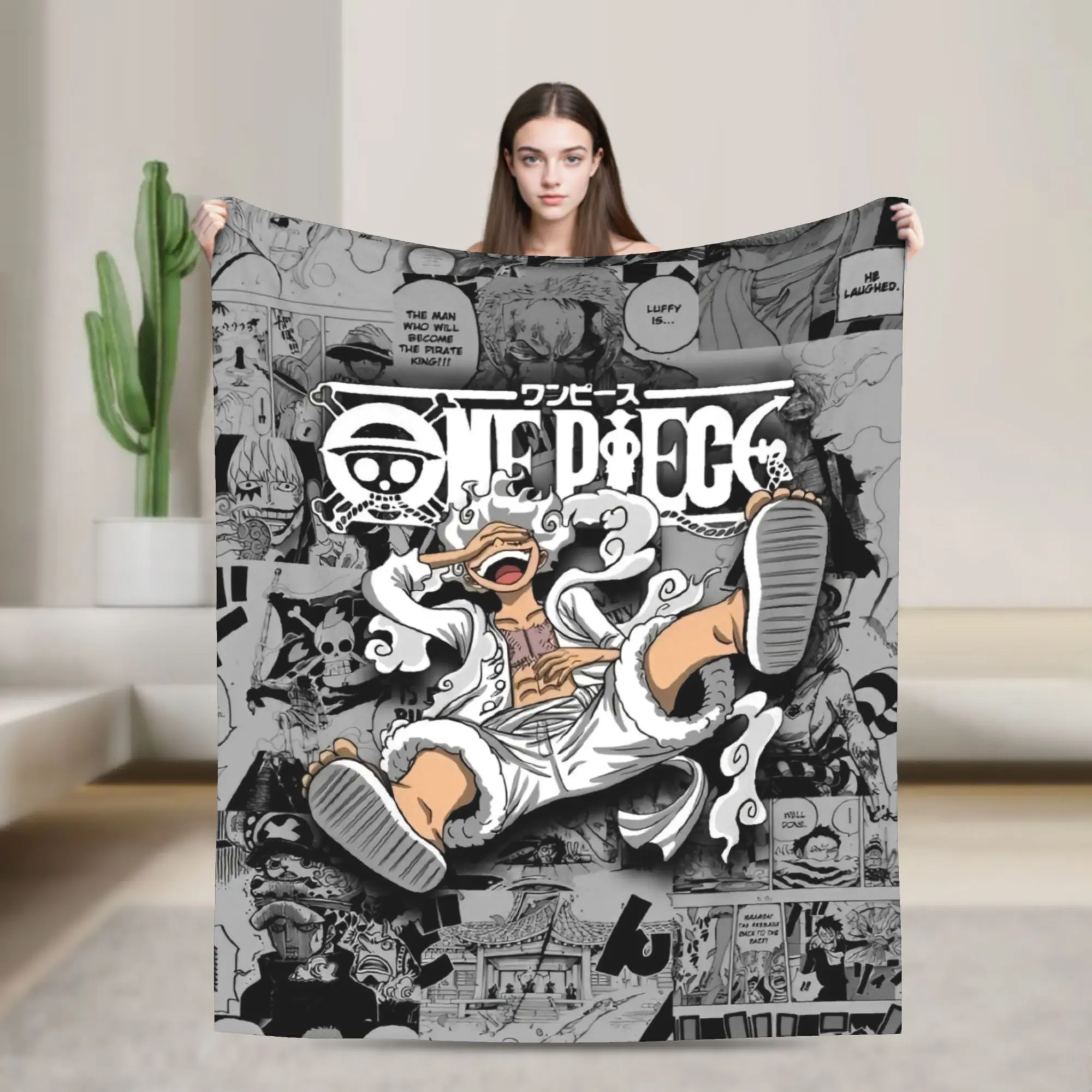 Monkey D. Luffy Anime Fleece Blankets Funny Throw Blanket for Sofa Bedding Lounge 125*100cm Plush Thin Quilt
Monkey D. Luffy Anime Fleece Blankets Funny Throw Blanket for Sofa Bedding Lounge 125*100cm Plush Thin Quilt