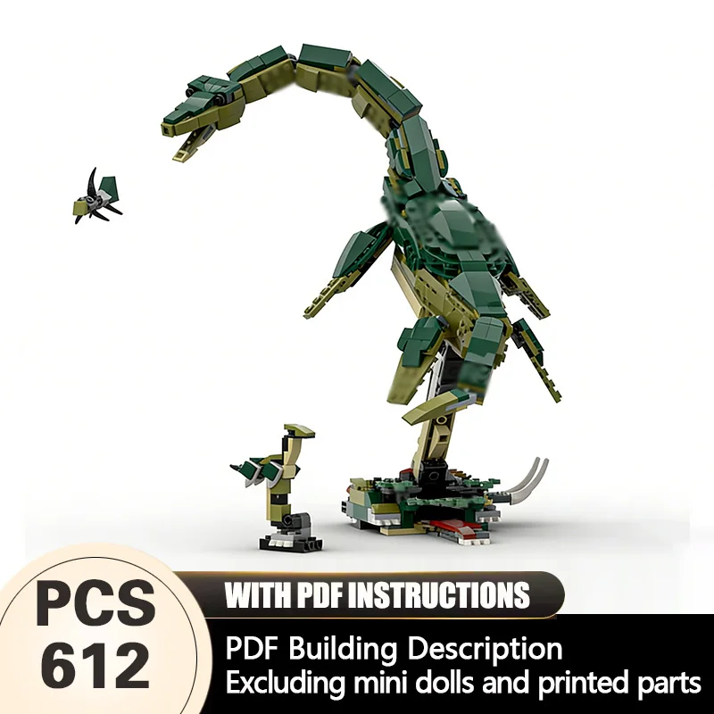 Creators Animal Series Model MOC Building Bricks Plesiosaurus Modular Technology Gifts Holiday Assemble Children Toys Suit
Creators Animal Series Model MOC Building Bricks Plesiosaurus Modular Technology Gifts Holiday Assemble Children Toys Suit
