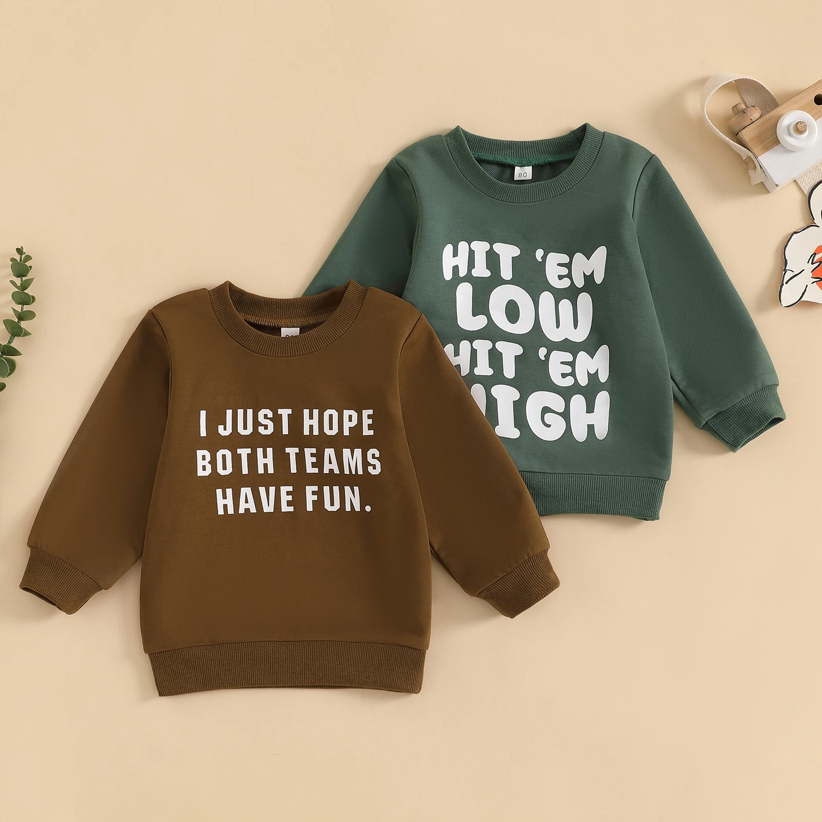 Baby Boy Girl Sweatshirt Letter Print Crew Neck Long Sleeve Casual Pullover Tops for Winter Fall
Baby Boy Girl Sweatshirt Letter Print Crew Neck Long Sleeve Casual Pullover Tops for Winter Fall