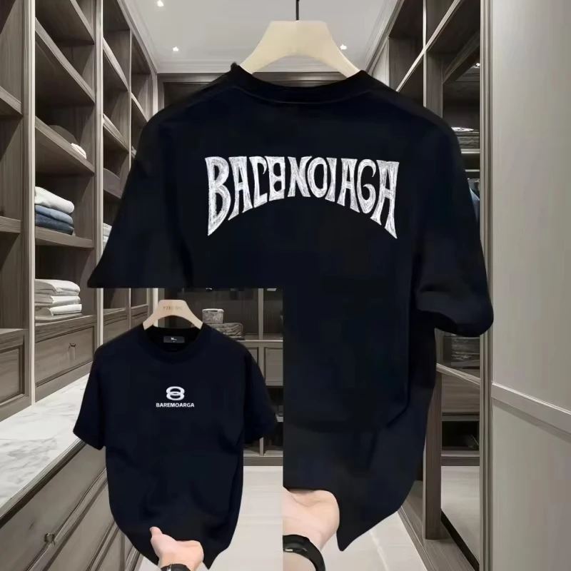 Новинка весны и лета 2025 года, хлопковая футболка с буквенным принтом, мужская и женская универсальная повседневная футболка
Новинка весны и лета 2025 года, хлопковая футболка с буквенным принтом, мужская и женская универсальная повседневная футболка