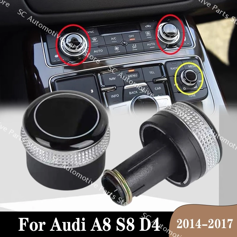 4H0820043N Glossy Black Car AC Heater Climate Control Display Switch Radio Volume Button For Audi A8 D4 S8 Quattro 2014-2017
4H0820043N Glossy Black Car AC Heater Climate Control Display Switch Radio Volume Button For Audi A8 D4 S8 Quattro 2014-2017