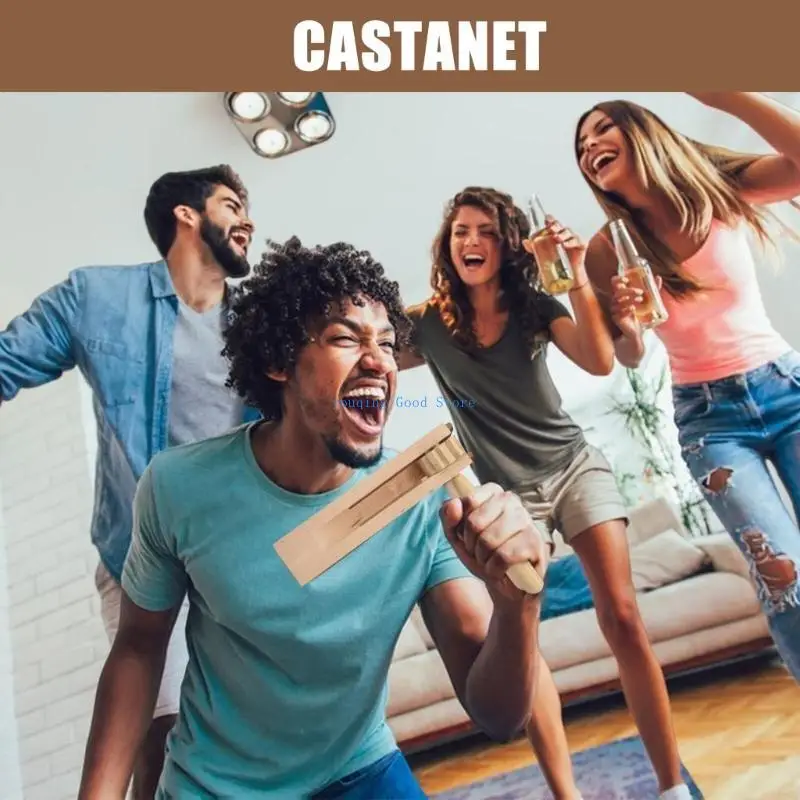 N58B Ratchet Noise Maker Handheld Soundboards Sports Musical Instrument Castanet for Sports Event Games Parties
N58B Ratchet Noise Maker Handheld Soundboards Sports Musical Instrument Castanet for Sports Event Games Parties