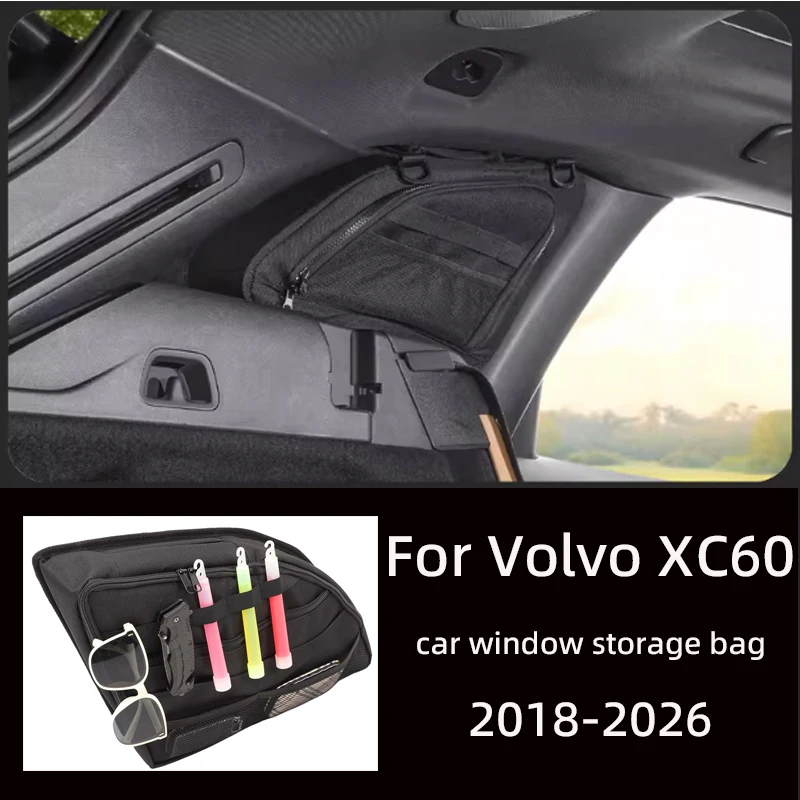 For Volvo XC60 2018-2026 car trunk rear triangular window storage bag tool storage bag car interior decoration accessories
For Volvo XC60 2018-2026 car trunk rear triangular window storage bag tool storage bag car interior decoration accessories