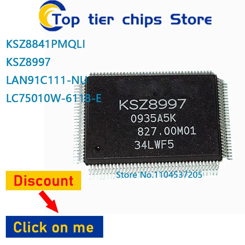 1-10 шт./лот KSZ8841PMQLI KSZ8997 LAN91C111-NU LC75010W-6118-E QFP 100% НОВЫЙ
1-10 шт./лот KSZ8841PMQLI KSZ8997 LAN91C111-NU LC75010W-6118-E QFP 100% НОВЫЙ
